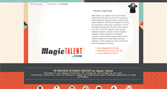 Desktop Screenshot of magictalent.com