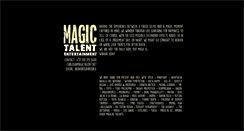 Desktop Screenshot of magictalent.net